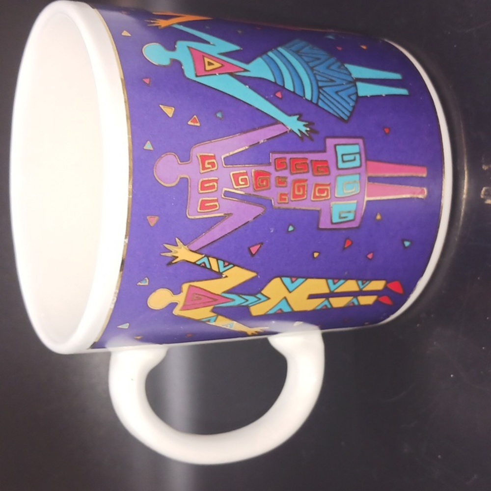 Laurel Burch Vintage Mug Called Dancing Women  1991